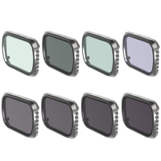 JSR KS 8 in 1 UV + CPL + ND8 + ND16 + ND32 + ND64 + STAR + NIGHT Lens Filter for DJI Air 2S, Aluminum Frame by JSR