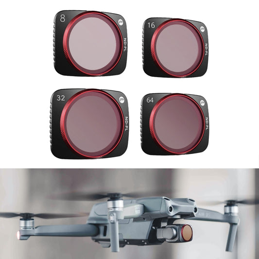 PGYTECH P-16B-063 4 in 1 NDPL8+NDPL16+NDPL32+NDPL64 Lens Filter Kits for DJI Air 2S by PGYTECH