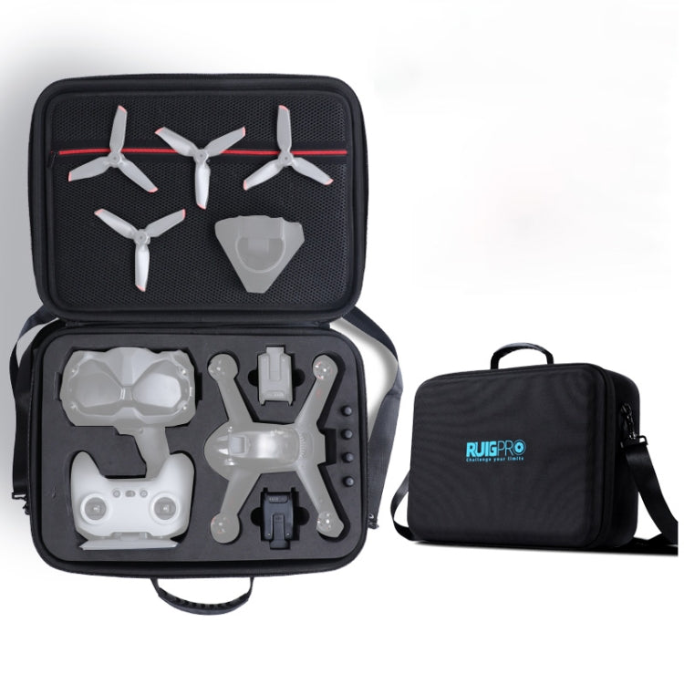 RUIGPRO for DJI FPV Portable Single Shoulder Storage Box Case Travel Carrying Bag(Black) - Case & Bags by RUIGPRO | Online Shopping UK | buy2fix