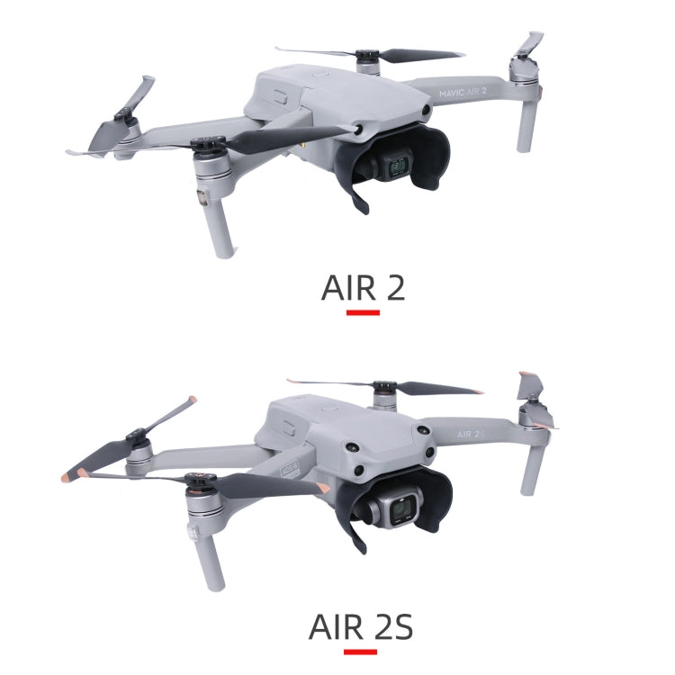 Sunnylife A2S-Q9350 Camera Lens Sunshade Anti-glare Hood for DJI Air 2S / Mavic Air 2 (Black) - Other by buy2fix | Online Shopping UK | buy2fix