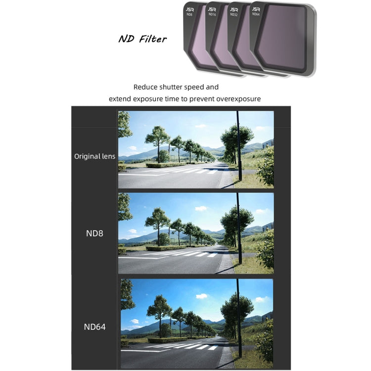 JSR Drone 8 in 1 MCUV+CPL+ND16+32+64+1000+STAR+NIGHT Lens Filter for DJI Mavic 3 - Lens Filter by JSR | Online Shopping UK | buy2fix