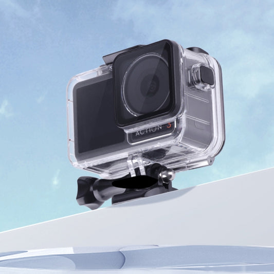 For DJI Osmo Action 3 / 4 Touch Screen 5m Underwater Waterproof Housing Diving Case (Transparent) by buy2fix