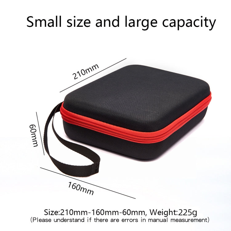 For DJI Osmo Mobile 6 Carrying Travel Case Bag, Size: 21x 16 x 6cm (Black) - by buy2fix | Online Shopping UK | buy2fix