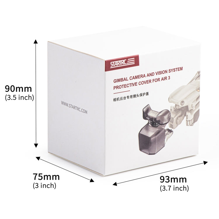 For DJI Air 3 STARTRC Lens Protective Cover Gimbal Cover (Brown) by STARTRC