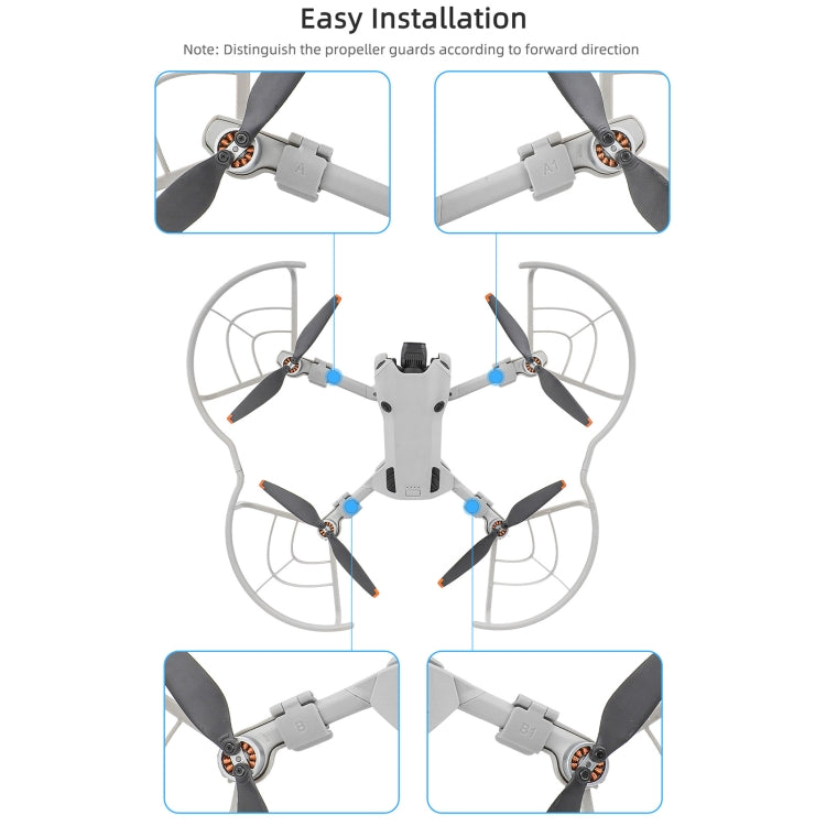 For DJI Mini 4 Pro Sunnylife N4P-KC712 Drone Propeller Protective Guard Anti-collision Ring (Grey) - Other by Sunnylife | Online Shopping UK | buy2fix