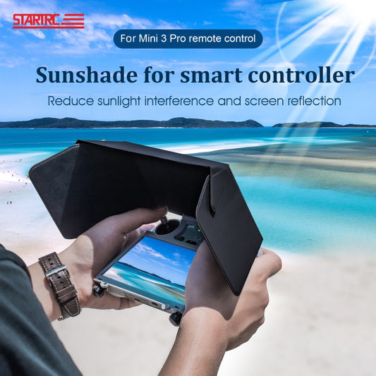 STARTRC Foldable Controller Sunshade for DJI Mini 3 Pro Remote Controller (Black) by STARTRC