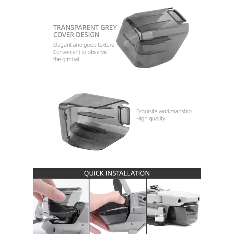 Sunnylife For DJI Mavic Air 2 Camera Lens Protective Cover Hood (Grey) by Sunnylife