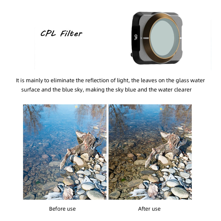 JSR Drone 3 in 1 CPL+ND8+ND16 Lens Filter for DJI MAVIC Air 2 - Lens Filter by JSR | Online Shopping UK | buy2fix