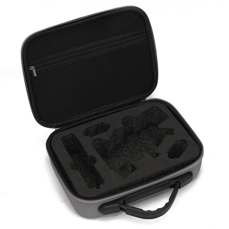 Diamond Texture Shockproof PU Portable Safety Protective Box Storage Bag for DJI Osmo Mobile 4(Grey) - by buy2fix | Online Shopping UK | buy2fix