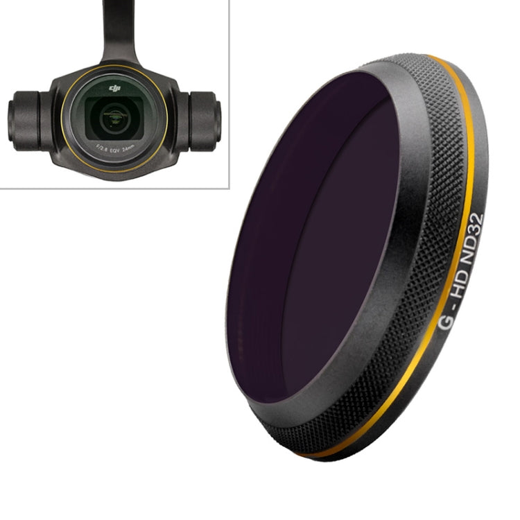 PGYTECH X4S-HD ND32 Gold-edge Lens Filter for DJI Inspire 2 / X4S Gimbal Camera Drone Accessories - by PGYTECH | Online Shopping UK | buy2fix
