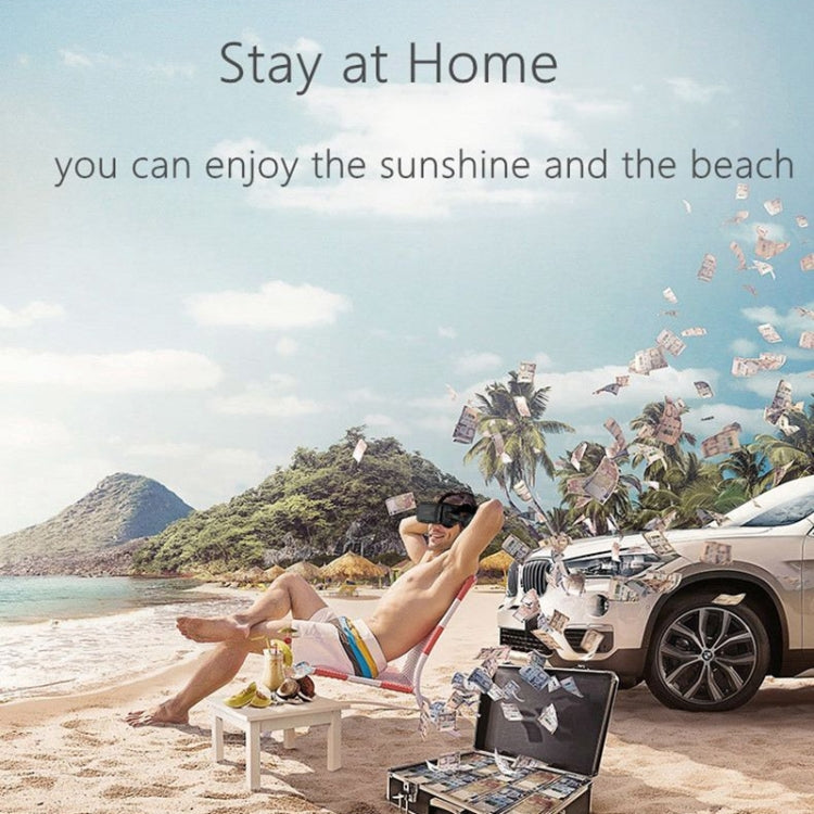 VR SHINECON G04E Virtual Reality 3D Video Glasses Suitable for 3.5 inch - 6.0 inch Smartphone with HiFi Headset (Black) - VR Headset by buy2fix | Online Shopping UK | buy2fix