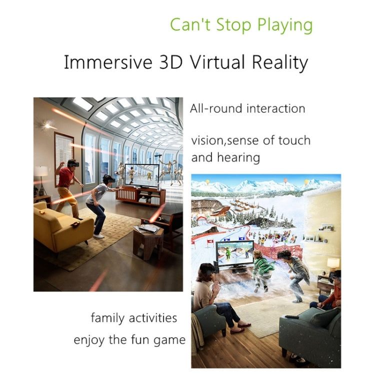 VR SHINECON G04E Virtual Reality 3D Video Glasses Suitable for 3.5 inch - 6.0 inch Smartphone with HiFi Headset (Black) - VR Headset by buy2fix | Online Shopping UK | buy2fix