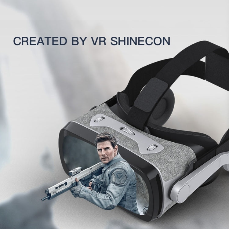 VR SHINECON G07E Virtual Reality 3D Video Glasses Suitable for 4.0 inch - 6.3 inch Smartphone(Grey) - VR Headset by buy2fix | Online Shopping UK | buy2fix