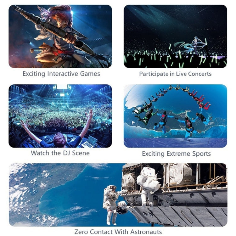 VR SHINECON G07E Virtual Reality 3D Video Glasses Suitable for 4.0 inch - 6.3 inch Smartphone(Grey) - VR Headset by buy2fix | Online Shopping UK | buy2fix