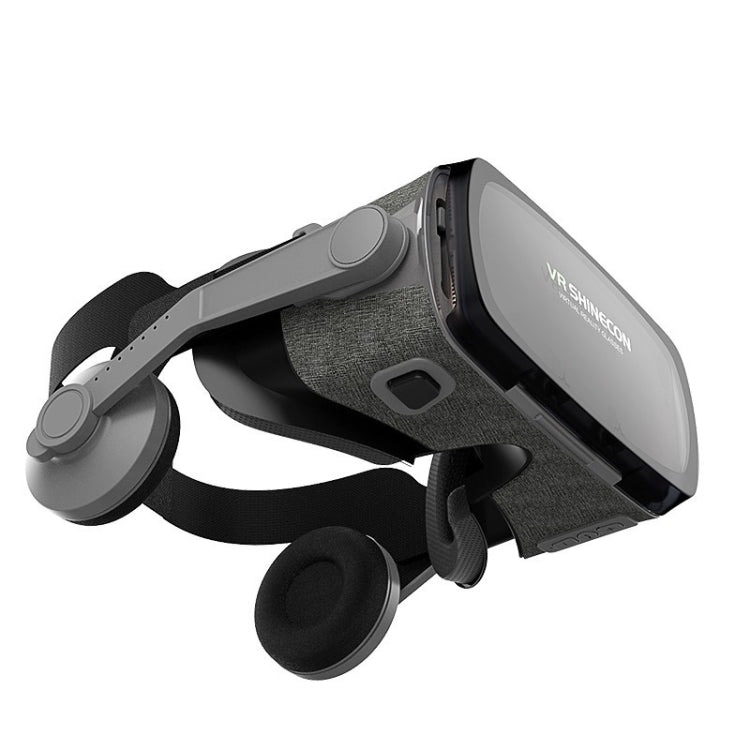 VR SHINECON G07E Virtual Reality 3D Video Glasses Suitable for 4.0 inch - 6.3 inch Smartphone(Grey) - VR Headset by buy2fix | Online Shopping UK | buy2fix