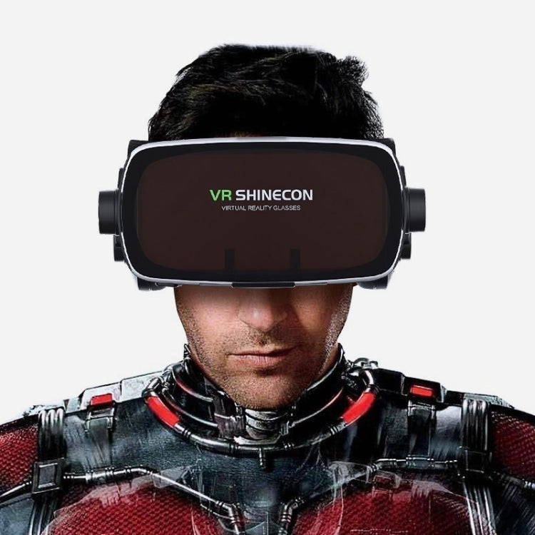 VR SHINECON G07E Virtual Reality 3D Video Glasses Suitable for 4.0 inch - 6.3 inch Smartphone(Grey) - VR Headset by buy2fix | Online Shopping UK | buy2fix