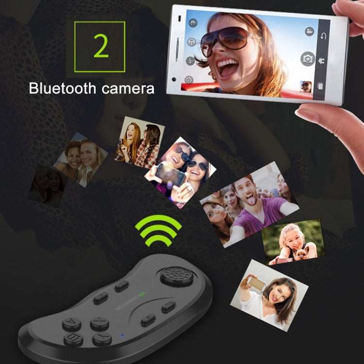 VR Shinecon 3D Movie Games Virtual Reality Glasses Bluetooth Remote Controller Gamepad(Black) - VR Accessories by buy2fix | Online Shopping UK | buy2fix