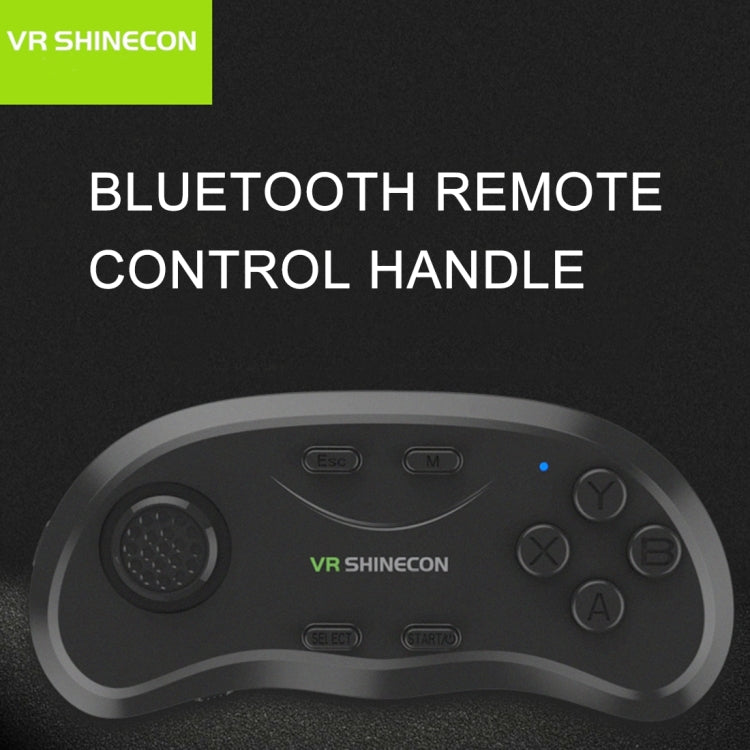 VR Shinecon 3D Movie Games Virtual Reality Glasses Bluetooth Remote Controller Gamepad(Black) - VR Accessories by buy2fix | Online Shopping UK | buy2fix