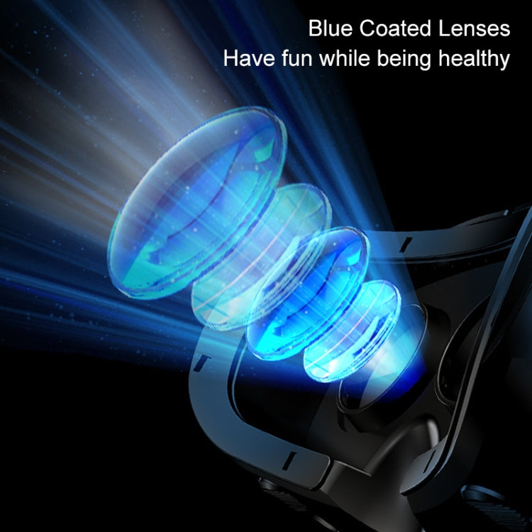 VRG Pro Audio Video Version Blu-ray Coated Lenses All-in-one Mobile Phone 3D VR Glasses - VR Headset by buy2fix | Online Shopping UK | buy2fix