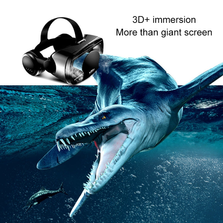 VRG Pro Audio Video Version Blu-ray Coated Lenses All-in-one Mobile Phone 3D VR Glasses - VR Headset by buy2fix | Online Shopping UK | buy2fix