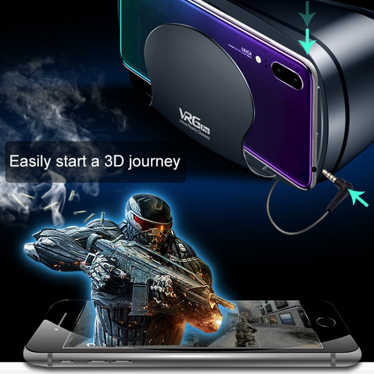 VRG Pro Audio Video Version All-in-one Mobile Phone 3D VR Glasses - VR Headset by buy2fix | Online Shopping UK | buy2fix