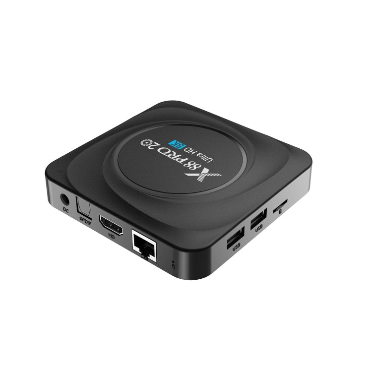 X88 Pro 20 4K Smart TV BOX Android 11.0 Media Player with Infrared Remote Control, RK3566 Quad Core 64bit Cortex-A55 up to 1.8GHz, RAM: 4GB, ROM: 32GB, Support Dual Band WiFi, Bluetooth, Ethernet, US Plug - RK3566 by buy2fix | Online Shopping UK | buy2fix