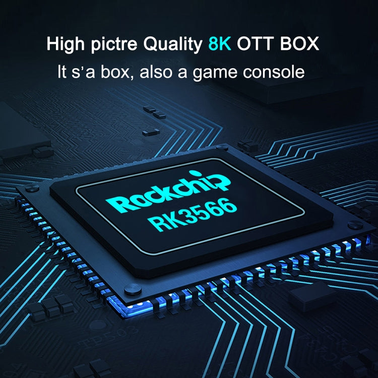 X88 Pro 20 4K Smart TV BOX Android 11.0 Media Player with Infrared Remote Control, RK3566 Quad Core 64bit Cortex-A55 up to 1.8GHz, RAM: 4GB, ROM: 32GB, Support Dual Band WiFi, Bluetooth, Ethernet, US Plug - RK3566 by buy2fix | Online Shopping UK | buy2fix