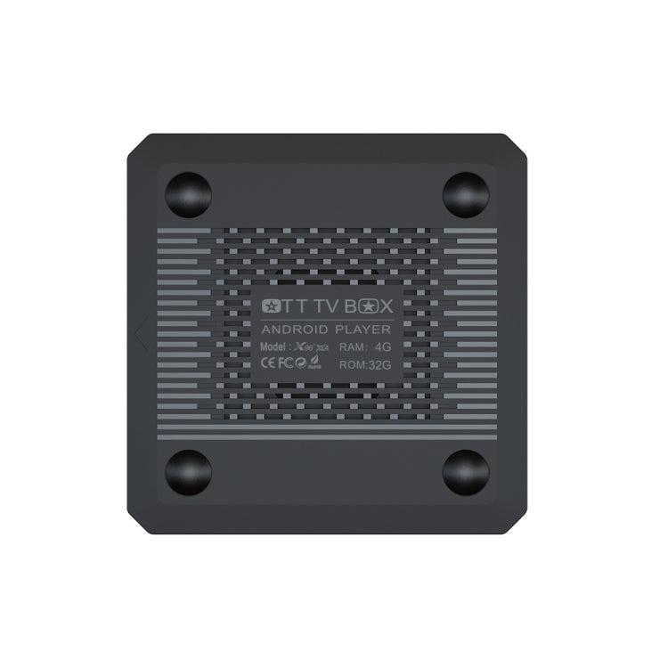 X96 X4 8K Smart TV BOX Android 11.0 Media Player with Remote Control, Amlogic S905X4 Quad Core ARM Cortex A55, RAM: 4GB, ROM: 64GB, Support 100M, Dual Band WiFi, Bluetooth, UK Plug - Amlogic S905 by buy2fix | Online Shopping UK | buy2fix