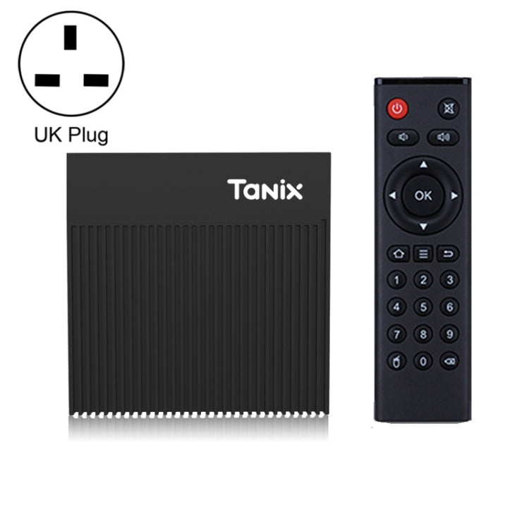 Tanix X4 Android 11 Smart TV Box, Amlogic S905X4 Quad Core, 4GB+64GB, Dual Wifi, BT(UK Plug) - Amlogic S905 by buy2fix | Online Shopping UK | buy2fix