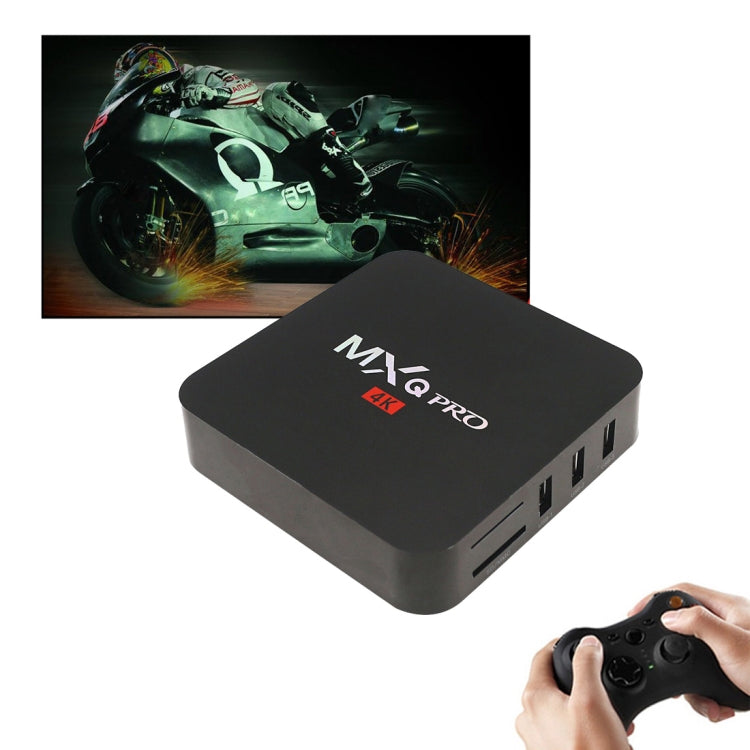 MXQ PROi 1080P 4K HD Smart TV BOX with Remote Controller, Android 7.1 S905W Quad Core Cortex-A53 Up to 2GHz, RAM: 2GB, ROM: 16GB, Support WiFi, UK Plug - Amlogic S905 by buy2fix | Online Shopping UK | buy2fix