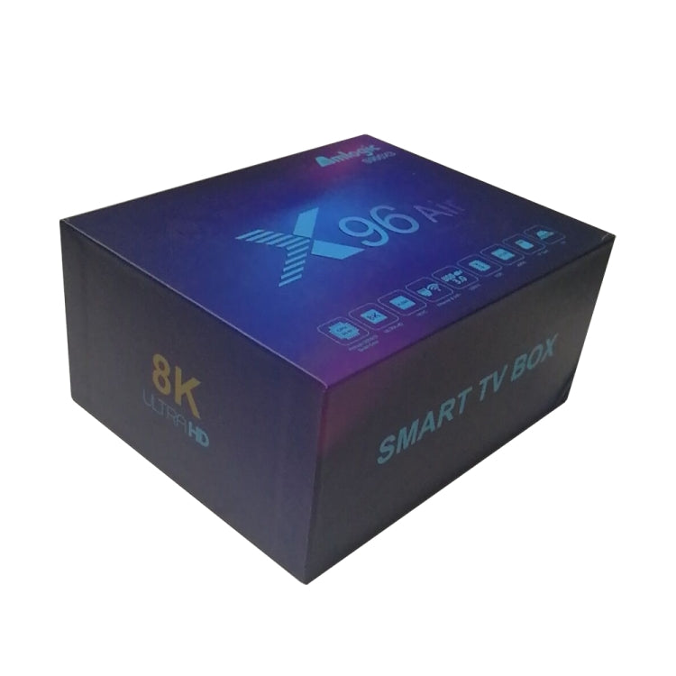 X96 Air 8K Smart TV BOX Android 9.0 Media Player with Remote Control, Quad-core Amlogic S905X3, RAM: 4GB, ROM: 32GB, Dual Band WiFi, Bluetooth, AU Plug - Amlogic S905 by buy2fix | Online Shopping UK | buy2fix