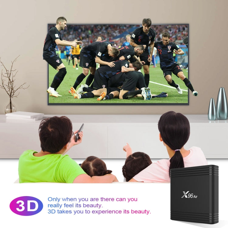 X96 Air 8K Smart TV BOX Android 9.0 Media Player with Remote Control, Quad-core Amlogic S905X3, RAM: 4GB, ROM: 64GB, Dual Band WiFi, Bluetooth, EU Plug - Amlogic S905 by buy2fix | Online Shopping UK | buy2fix