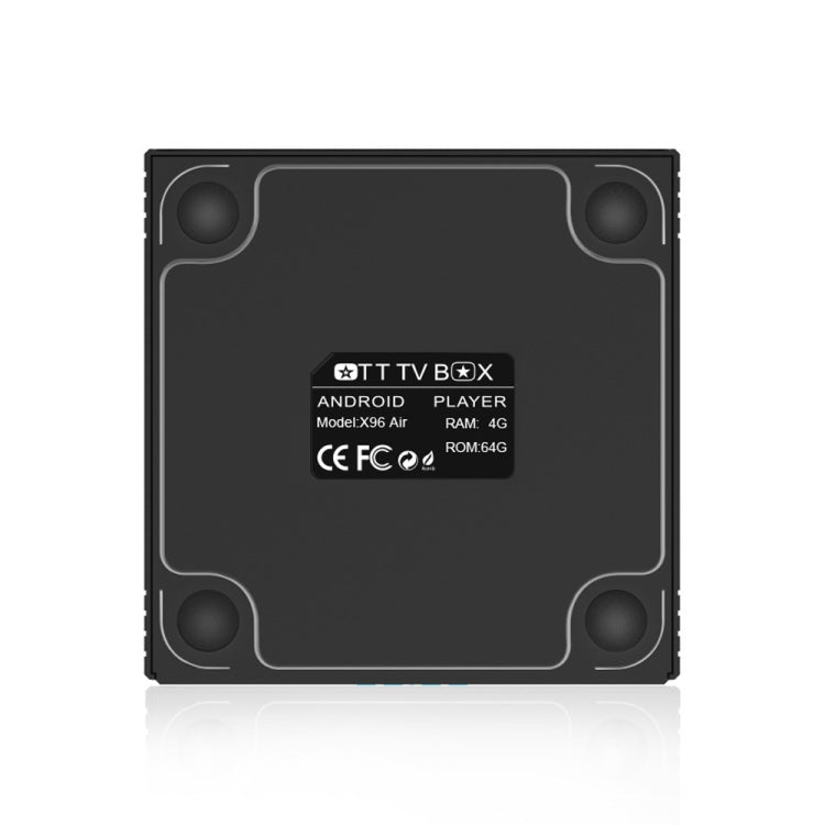 X96 Air 8K Smart TV BOX Android 9.0 Media Player with Remote Control, Quad-core Amlogic S905X3, RAM: 4GB, ROM: 64GB, Dual Band WiFi, Bluetooth, EU Plug - Amlogic S905 by buy2fix | Online Shopping UK | buy2fix