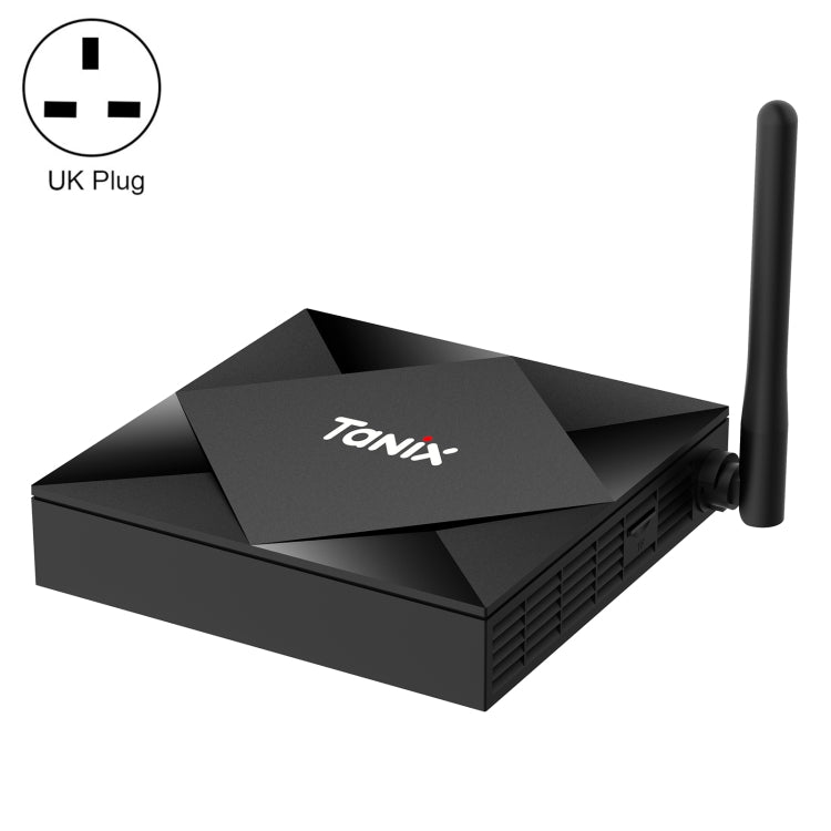 TANIX TX6s 4K Smart TV BOX Android 10 Media Player with Remote Control, Quad Core Allwinner H616, RAM: 4GB, ROM: 32GB, 2.4GHz/5GHz WiFi, Bluetooth, UK Plug - Allwinner H6 by buy2fix | Online Shopping UK | buy2fix