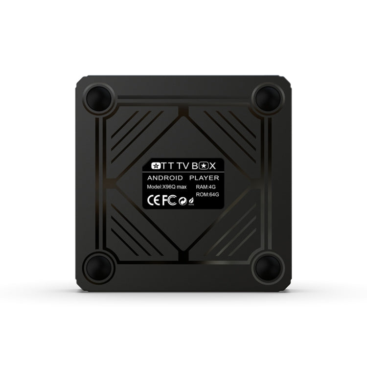 TANIX X96Q Max 4K Smart TV BOX Android 10 Media Player with Remote Control, Quad Core Allwinner H616, RAM: 4GB, ROM: 64GB, 2.4GHz/5GHz WiFi, UK Plug - Allwinner H6 by buy2fix | Online Shopping UK | buy2fix