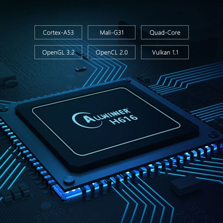 TANIX X96Q Max 4K Smart TV BOX Android 10 Media Player with Remote Control, Quad Core Allwinner H616, RAM: 4GB, ROM: 64GB, 2.4GHz/5GHz WiFi, UK Plug - Allwinner H6 by buy2fix | Online Shopping UK | buy2fix