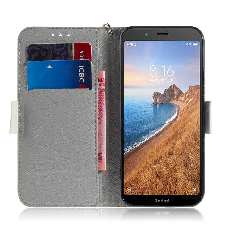 3D Painting Pattern Coloured Drawing Horizontal Flip Leather Case for Xiaomi Redmi Note 7 / Note 7S, with Holder & Card Slots & Wallet(Cute Cat) - Xiaomi Cases by buy2fix | Online Shopping UK | buy2fix