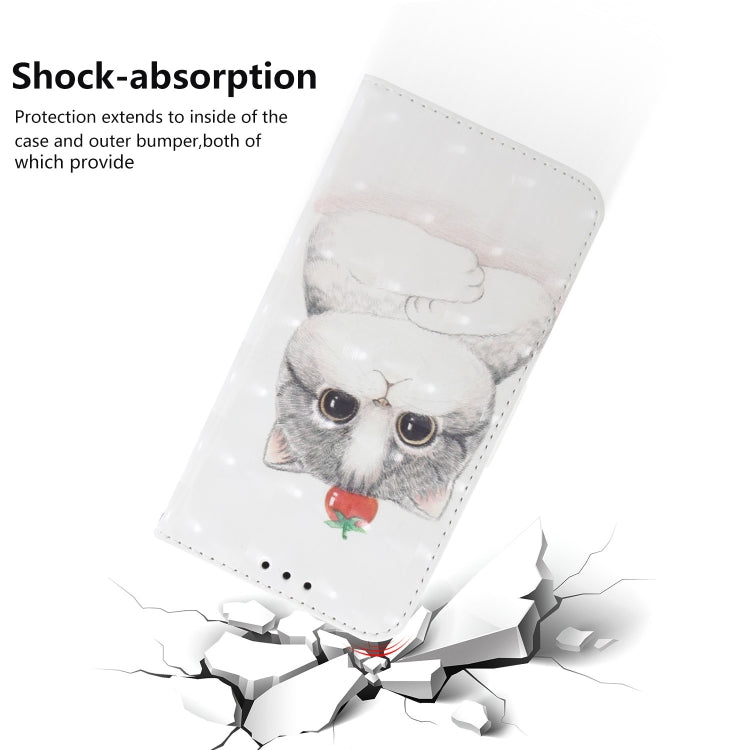 3D Painting Pattern Coloured Drawing Horizontal Flip Leather Case for Xiaomi Redmi Note 7 / Note 7S, with Holder & Card Slots & Wallet(Cute Cat) - Xiaomi Cases by buy2fix | Online Shopping UK | buy2fix