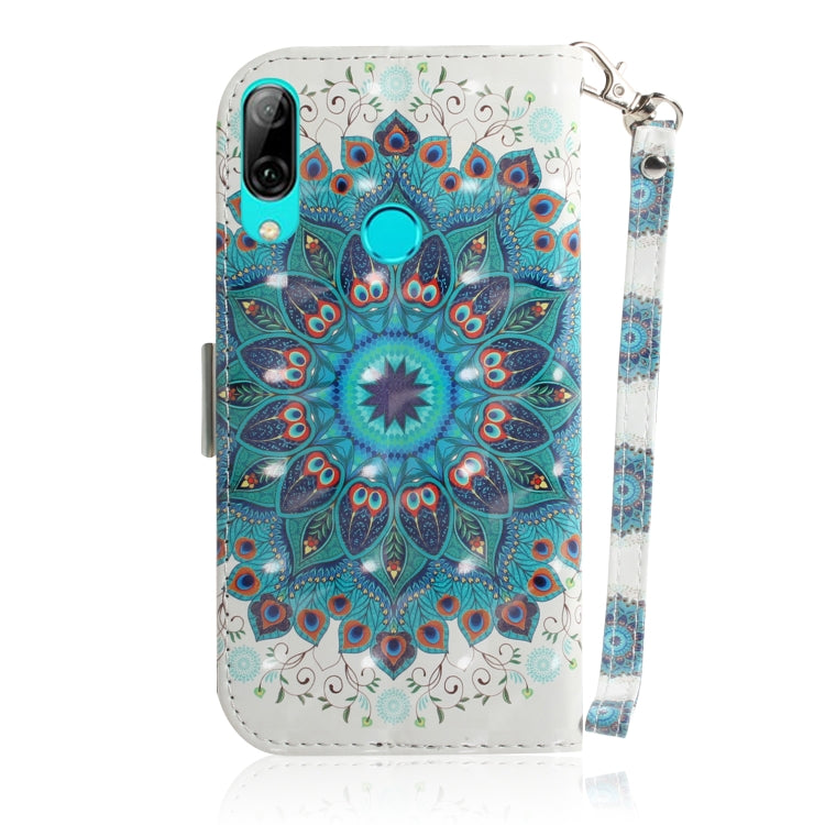 3D Painting Pattern Coloured Drawing Horizontal Flip Leather Case with Holder & Card Slots & Wallet For Huawei P Smart (2019) / Honor 10 Lite(Paecock) - Honor Cases by buy2fix | Online Shopping UK | buy2fix