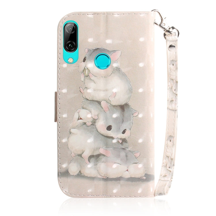 3D Painting Pattern Coloured Drawing Horizontal Flip Leather Case with Holder & Card Slots & Wallet For Huawei P Smart (2019) / Honor 10 Lite(Three Squirrels) - Honor Cases by buy2fix | Online Shopping UK | buy2fix