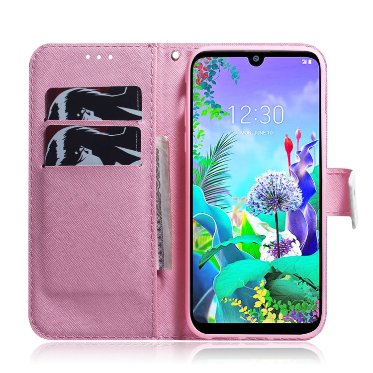 Painting Pattern Coloured Drawing Horizontal Flip Leather Case with Holder & Card Slots & Wallet for LG Q60(Magnolia) - LG Cases by buy2fix | Online Shopping UK | buy2fix