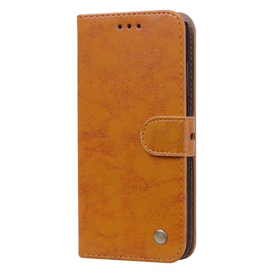 Business Style Oil Wax Texture Horizontal Flip Leather Case for Xiaomi Redmi 7A, with Holder & Card Slots & Wallet(Brown) by buy2fix