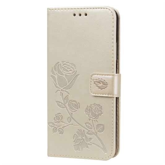 Rose Embossed Horizontal Flip PU Leather Case with Holder & Card Slots & Wallet for Huawei Honor 20(Gold) - Honor Cases by buy2fix | Online Shopping UK | buy2fix