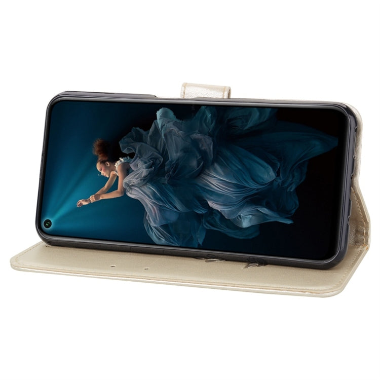 Rose Embossed Horizontal Flip PU Leather Case with Holder & Card Slots & Wallet for Huawei Honor 20(Gold) - Honor Cases by buy2fix | Online Shopping UK | buy2fix