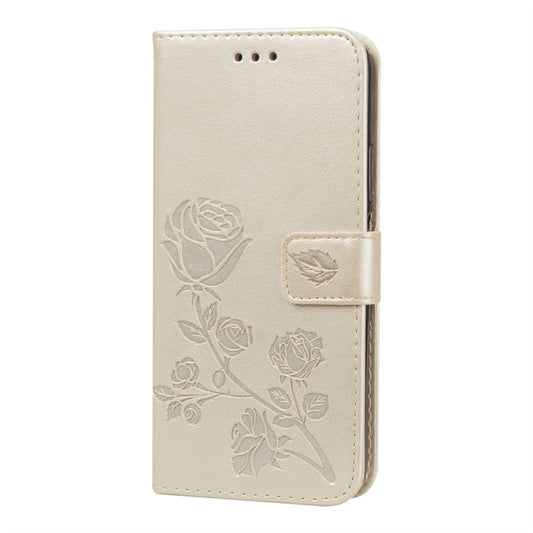 Rose Embossed Horizontal Flip PU Leather Case with Holder & Card Slots & Wallet for Huawei Honor 20 Pro(Gold) - Honor Cases by buy2fix | Online Shopping UK | buy2fix