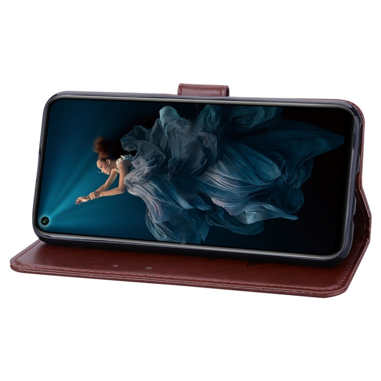 Rose Embossed Horizontal Flip PU Leather Case with Holder & Card Slots & Wallet for Huawei Honor 20 Pro(Brown) - Honor Cases by buy2fix | Online Shopping UK | buy2fix