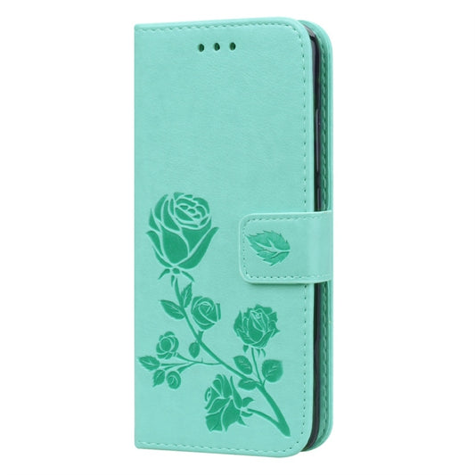 Rose Embossed Horizontal Flip PU Leather Case with Holder & Card Slots & Wallet for Xiaomi Redmi 7A(Green) by buy2fix
