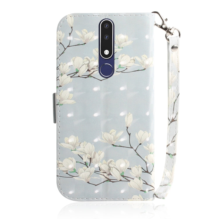 3D Painting Pattern Coloured Drawing Horizontal Flip Leather Case with Holder & Card Slots & Wallet For Nokia 3.1 Plus(Mognolia) - Nokia Cases by buy2fix | Online Shopping UK | buy2fix