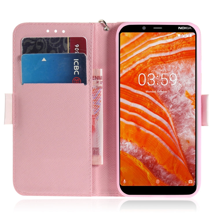 3D Painting Pattern Coloured Drawing Horizontal Flip Leather Case with Holder & Card Slots & Wallet For Nokia 3.1 Plus(Mognolia) - Nokia Cases by buy2fix | Online Shopping UK | buy2fix