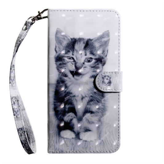 3D Coloured Drawing Pattern Horizontal Flip Leather Case with Holder & Card Slots & Wallet & Lanyard for Huawei Honor 20 Lite(Cheshire Cat) - Honor Cases by buy2fix | Online Shopping UK | buy2fix